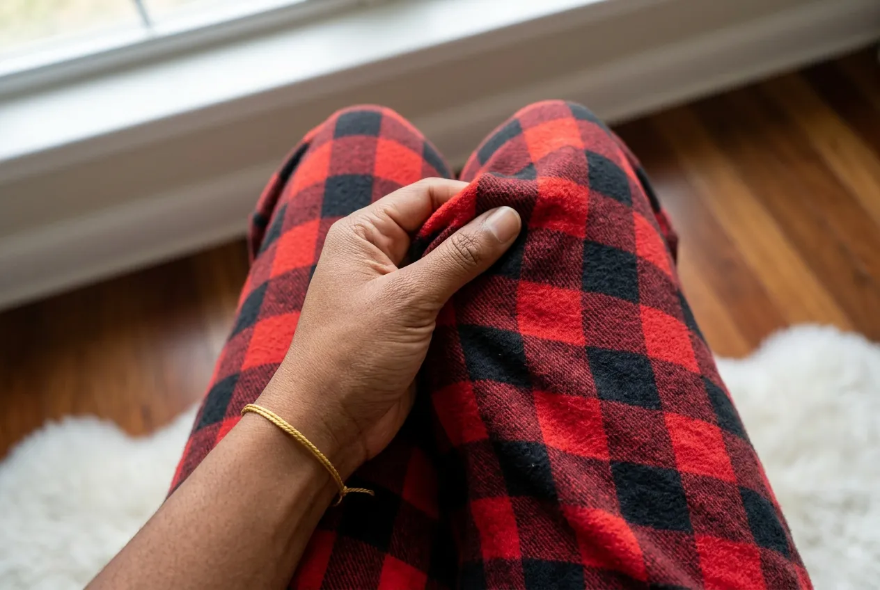 Chef searing steak in stainless steel pan